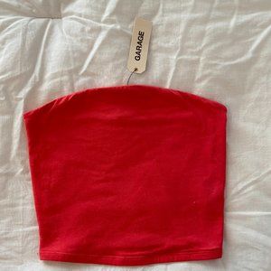 Garage Bright Pink Crop Top